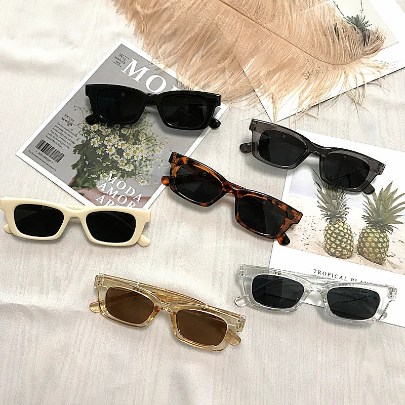 Rectangle Retro Silk Sunnies